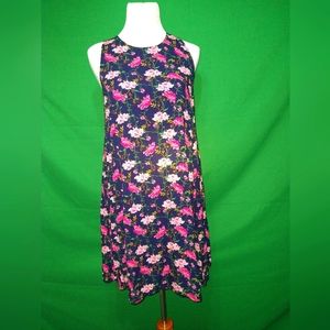 Old Navy Woman's M Navy blue floral summer dress